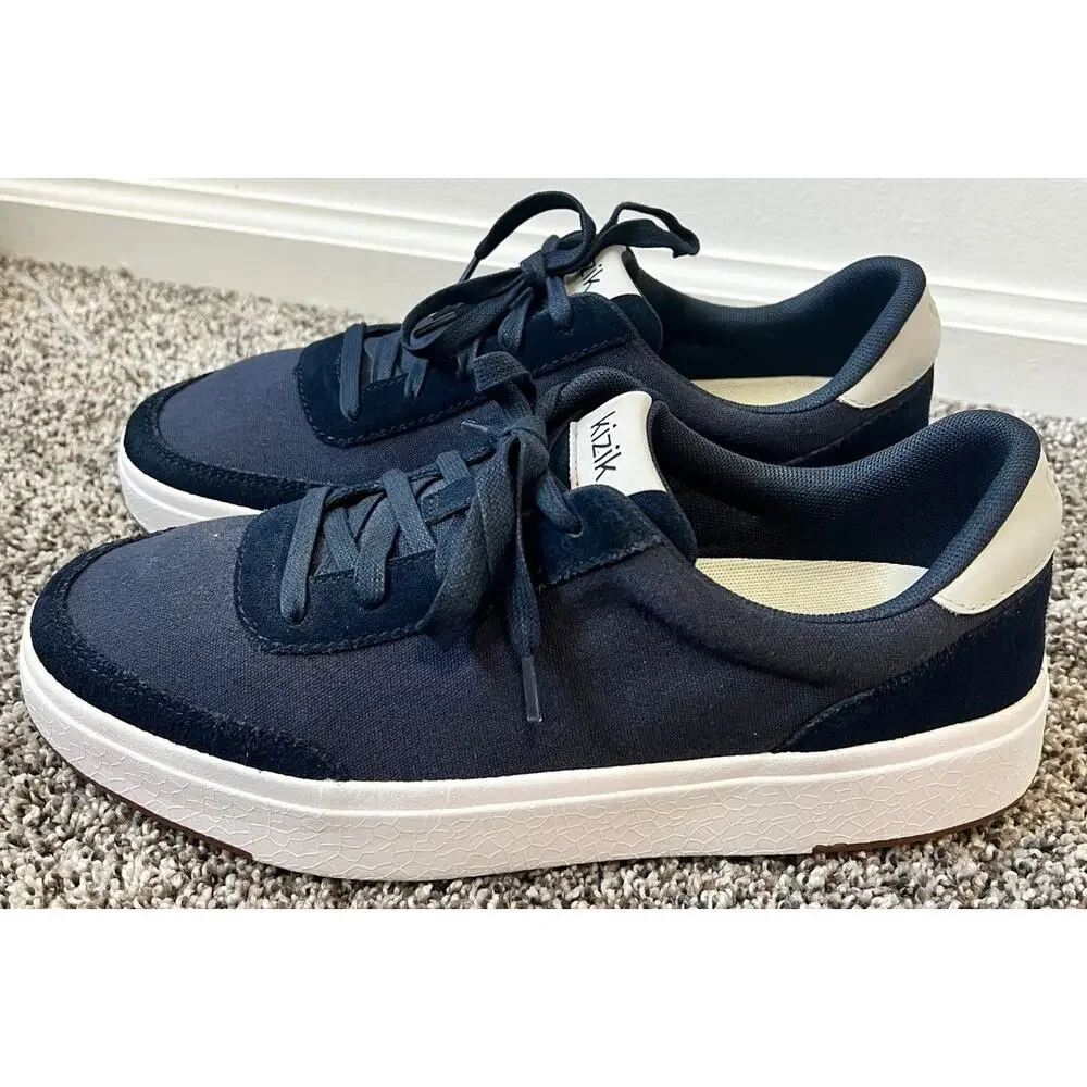 Kizik prague dusk blue sneaker men's size 9 - Picture 2 of 7